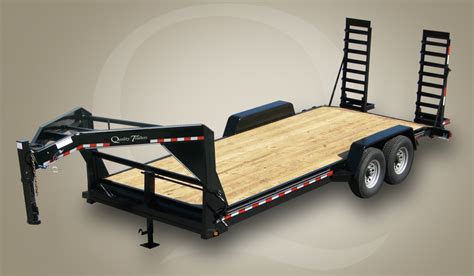 feather light gooseneck skid steer trailers|Flatbed trailers .